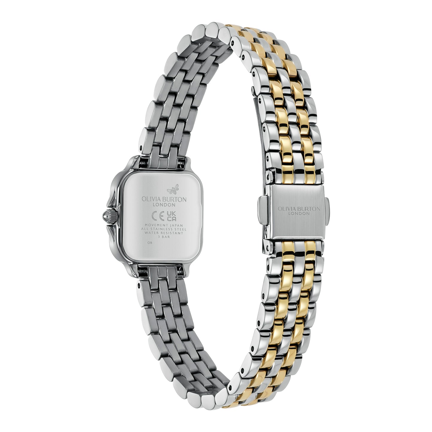 Classic 20mm Mini Grosvenor Chalk Blue & Two Tone Bracelet Watch