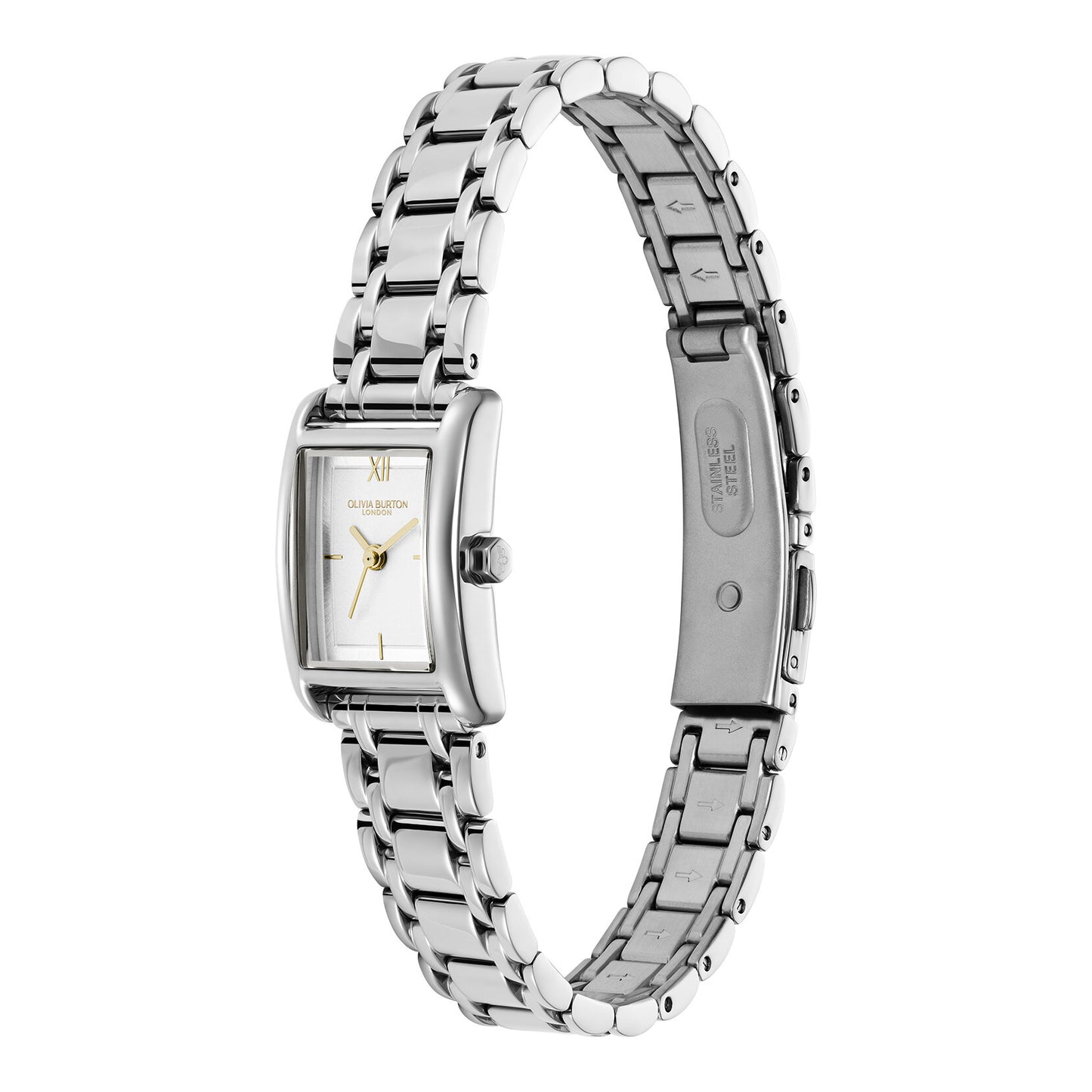 Mini 16mm Grove White & Silver Bracelet Watch