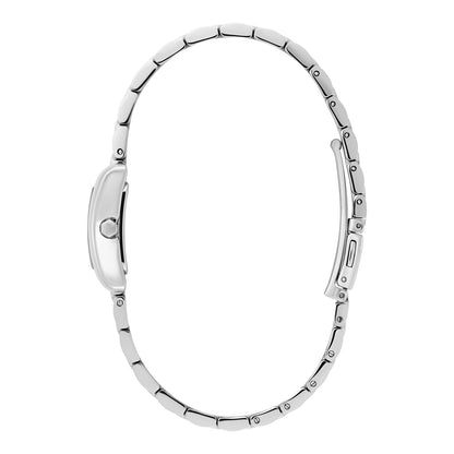 Mini 16mm Grove White & Silver Bracelet Watch