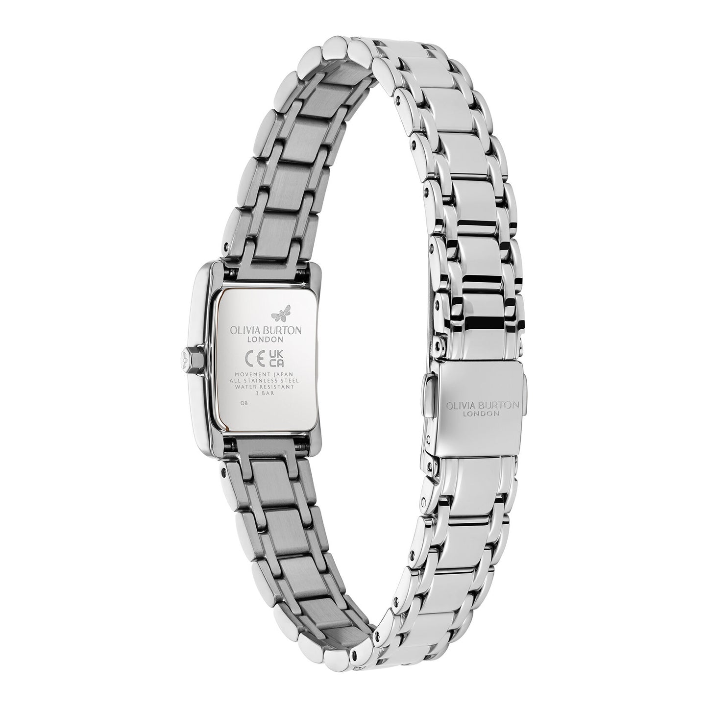 Mini 16mm Grove White & Silver Bracelet Watch
