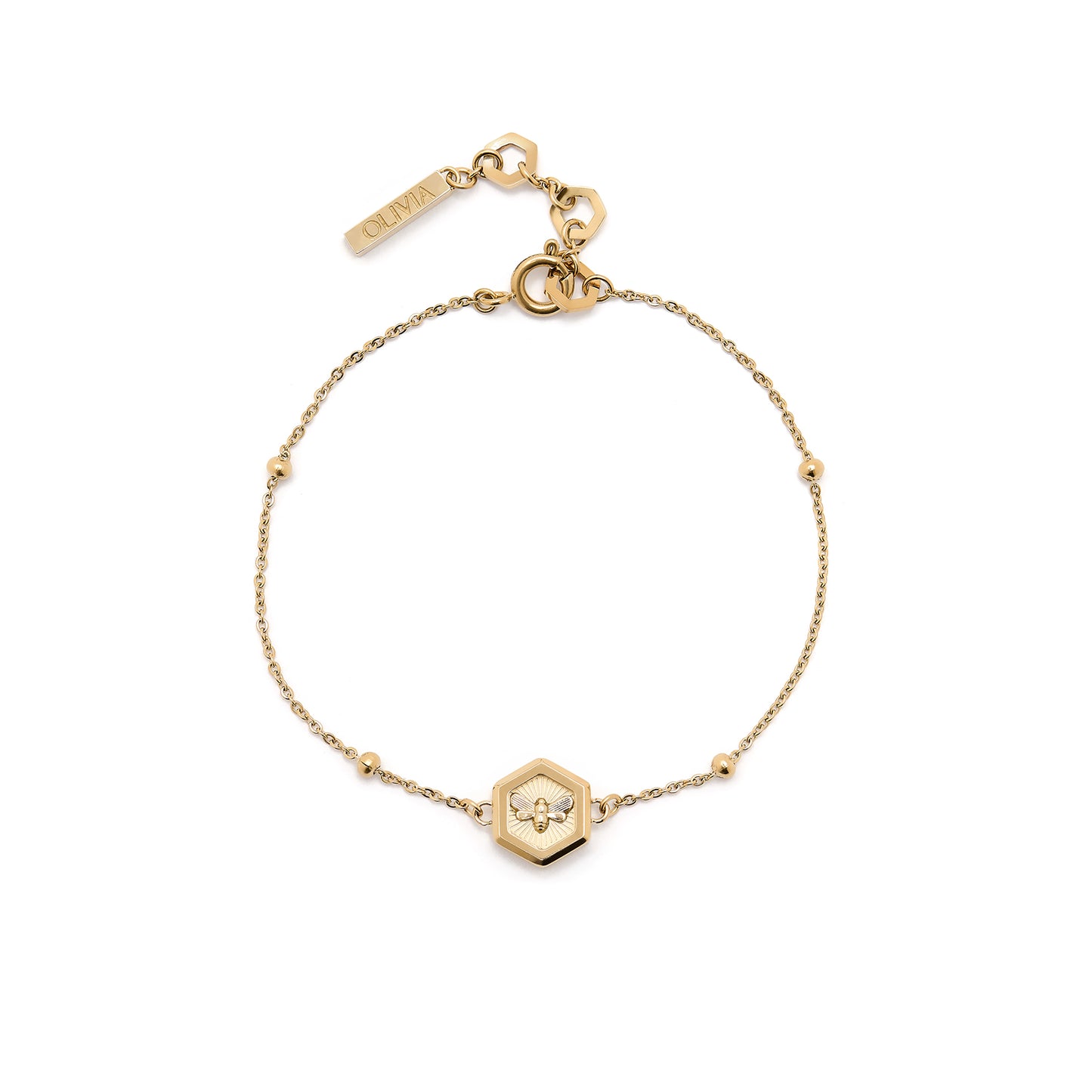 Signature Minima Bee Gold Bracelet