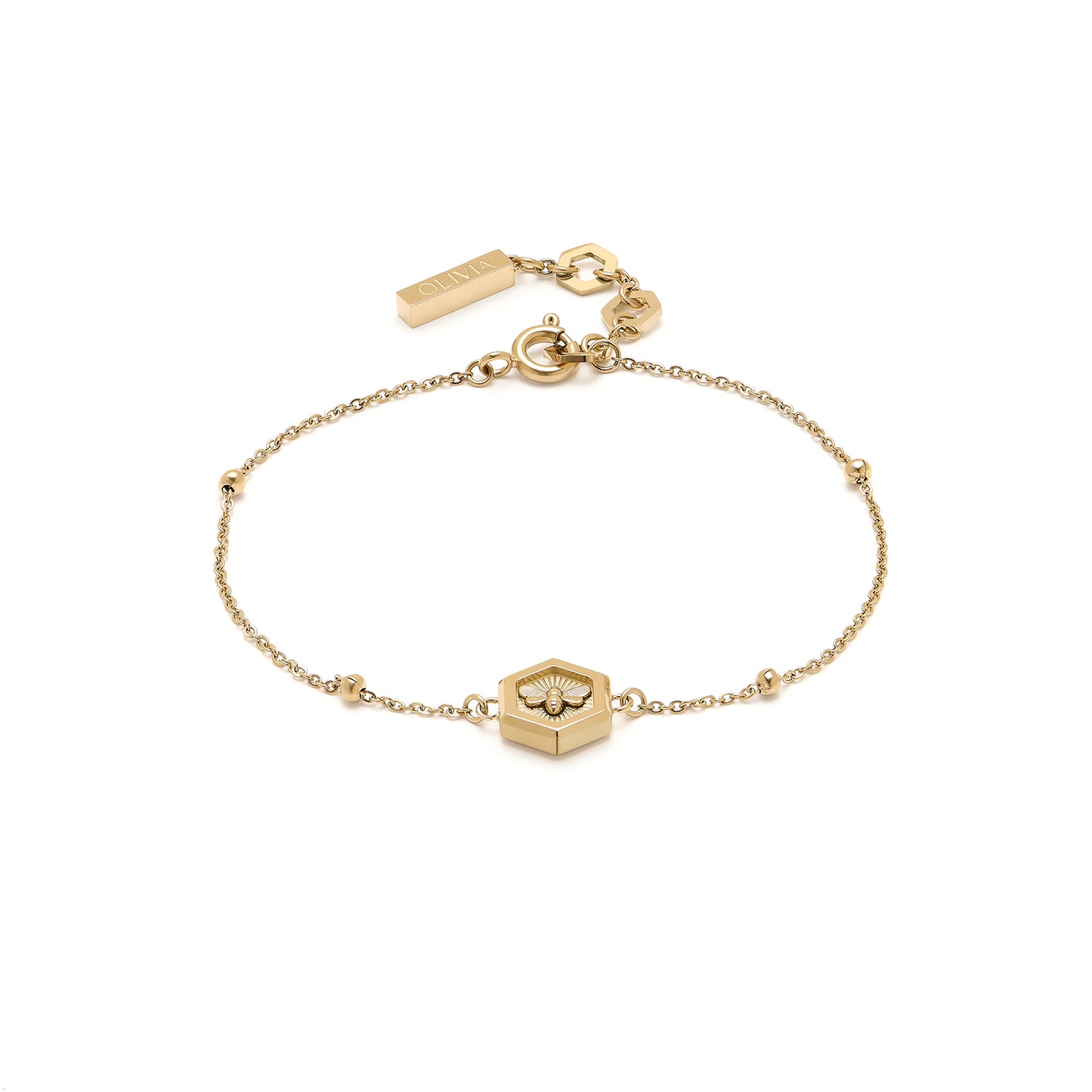 Signature Minima Bee Gold Bracelet