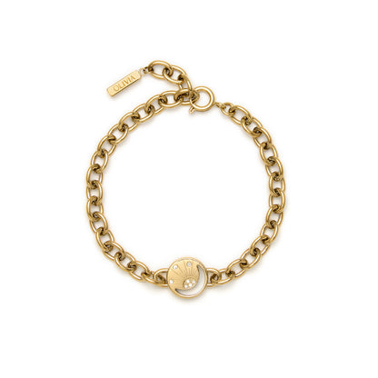Celestial Sun Gold Plated Bracelet