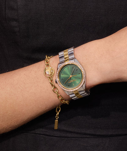 Celestial Sun Gold Plated Bracelet