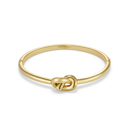 Classic Lover's Knot Gold Plated Bangle