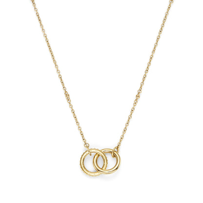 Classic Amity Interlock Gold Plated Necklace