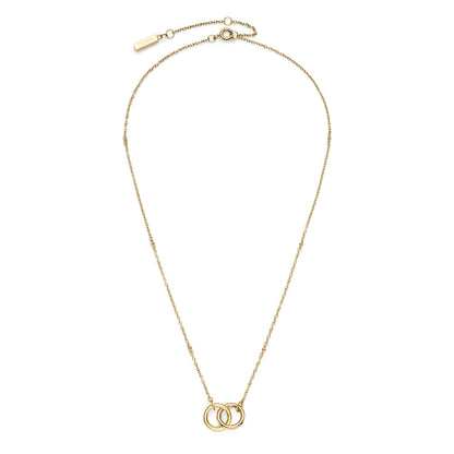 Classic Amity Interlock Gold Plated Necklace