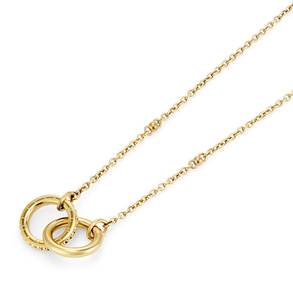 Classic Amity Interlock Gold Plated Necklace