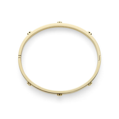 Mini Heart Gold Plated Bangle