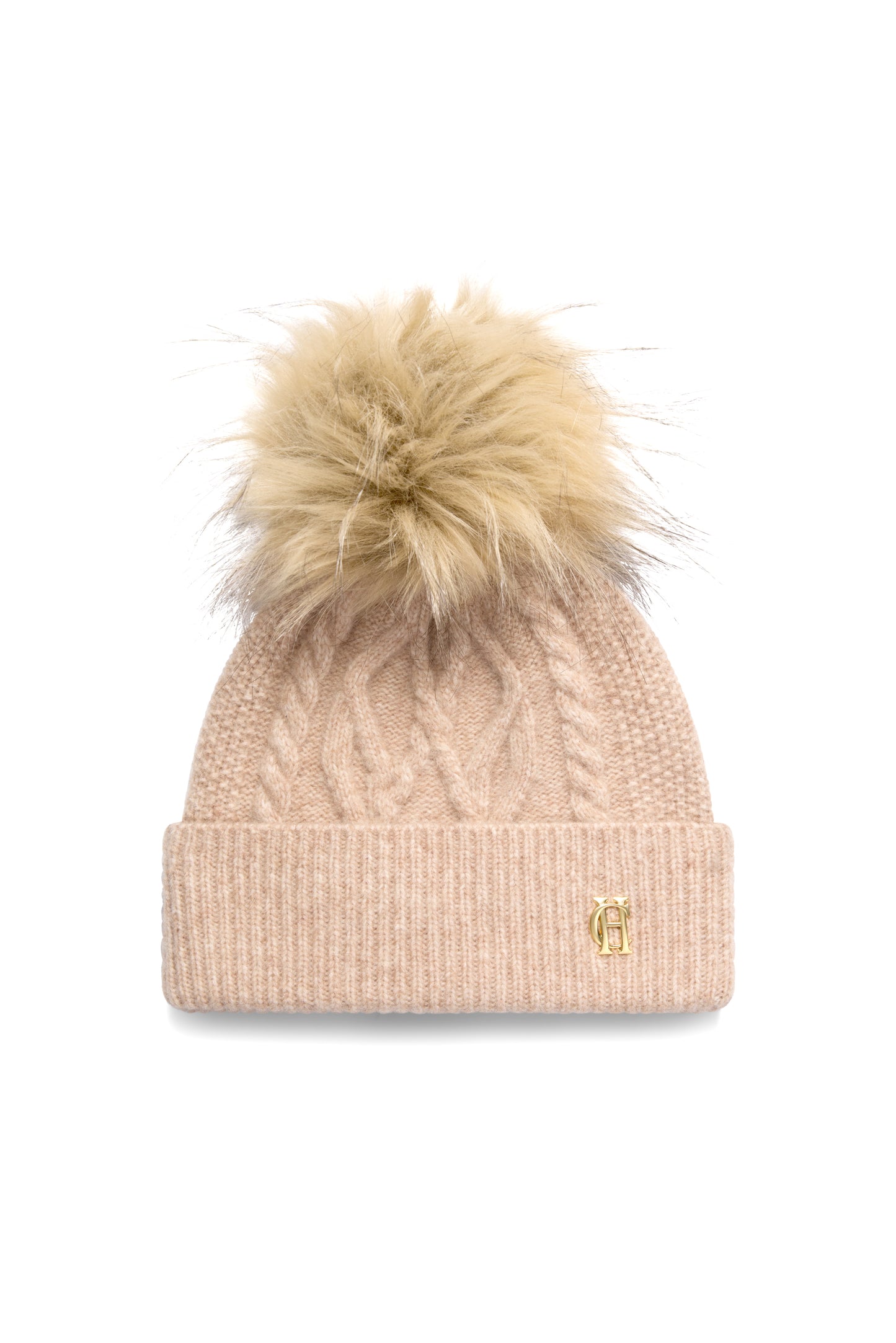 Sloane Cable Bobble Hat