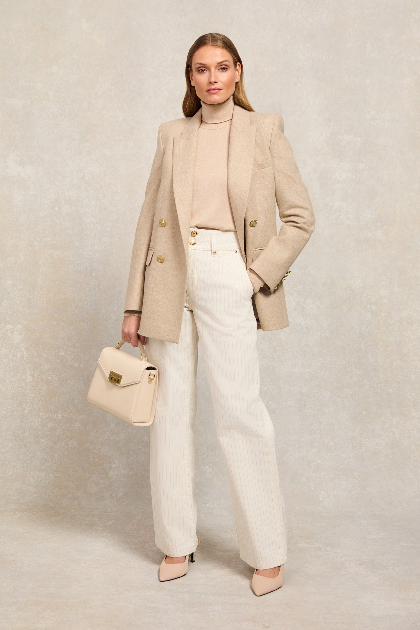 Tailored Wide Leg Jean