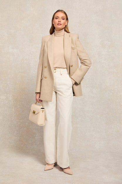 Tailored Wide Leg Jean