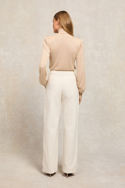 Tailored Wide Leg Jean