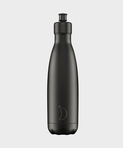 Original Bottle Sports Sports Monochrome Black 500ml Plain