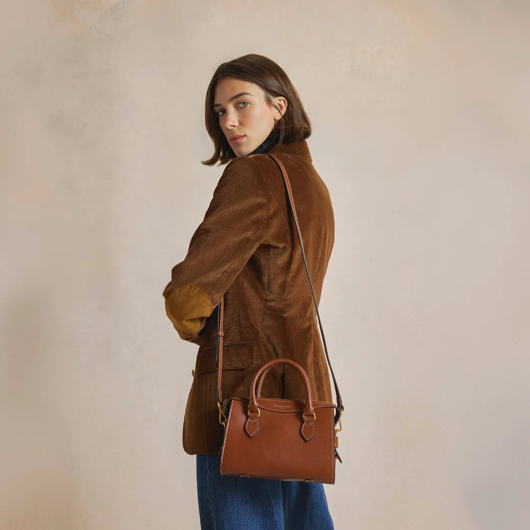 Mini Kew Top Handle Bag Leather