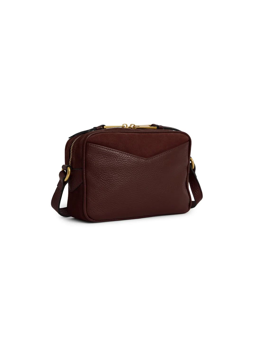 Fulham Cross Body Bag Suede - Port