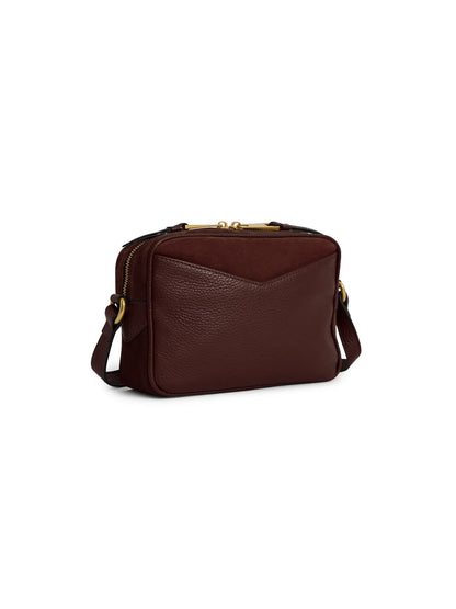 Fulham Cross Body Bag Suede - Port