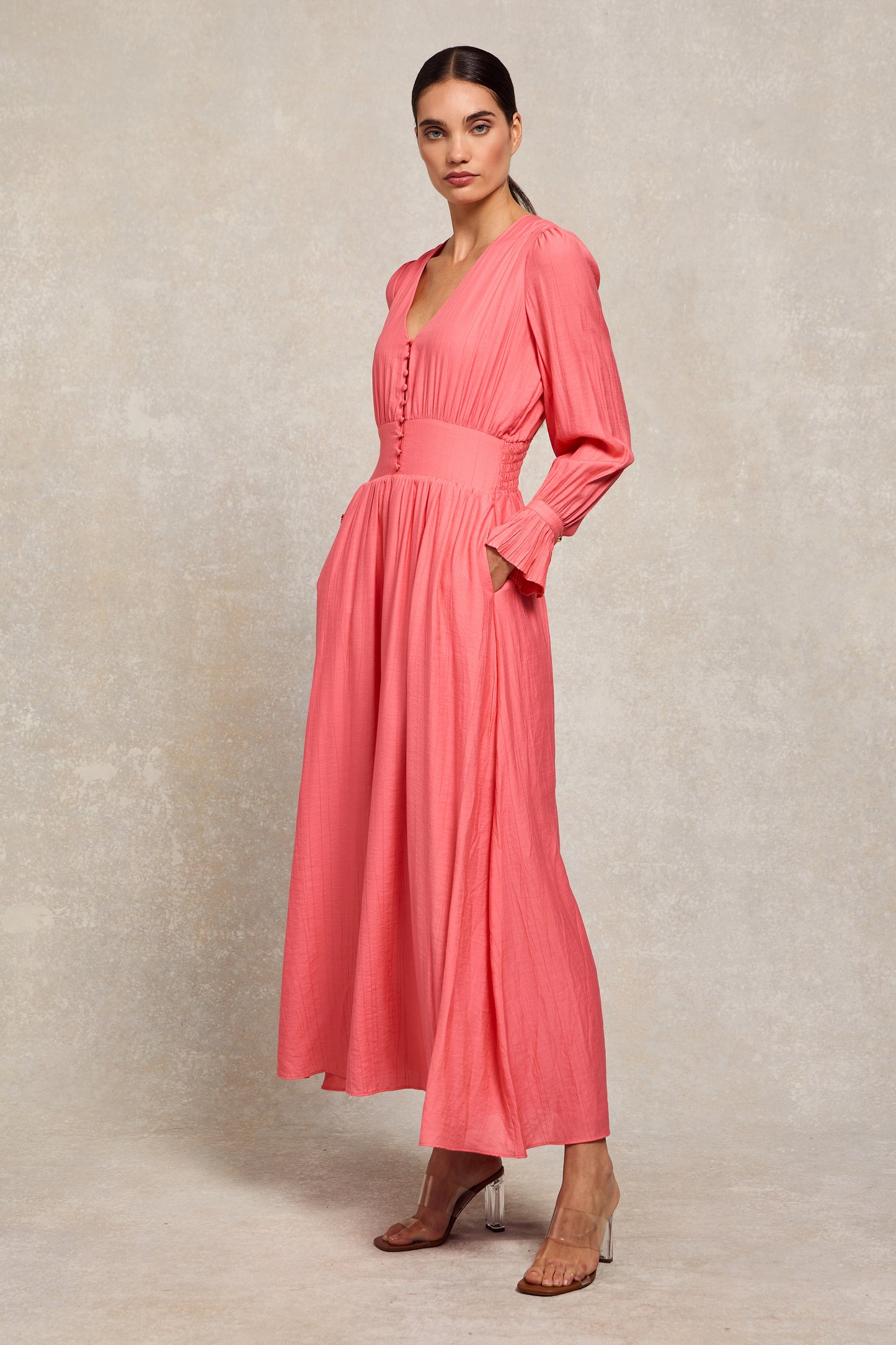 Phoebe V-Neck Maxi Dress
