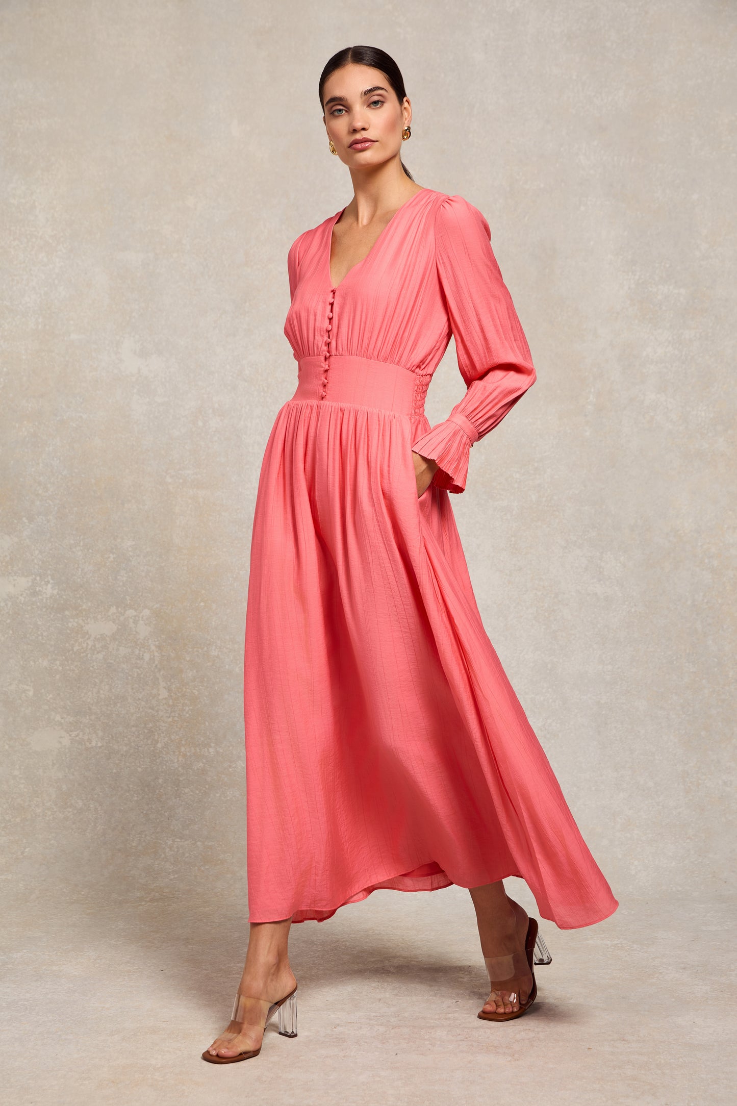 Phoebe V-Neck Maxi Dress
