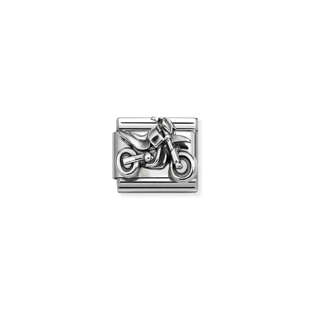 Composable Classic OXIDIZED SYMBOLS in steel and 925 sterling sterling