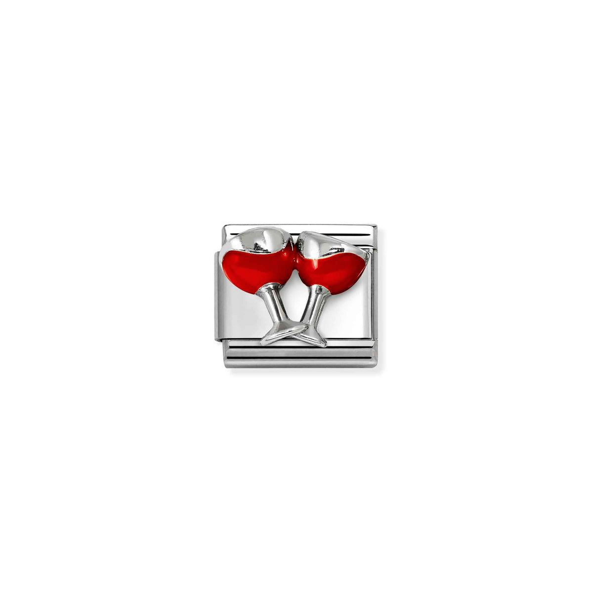 Composable Classic SYMBOLS in stainless steel enamel and 925 sterling