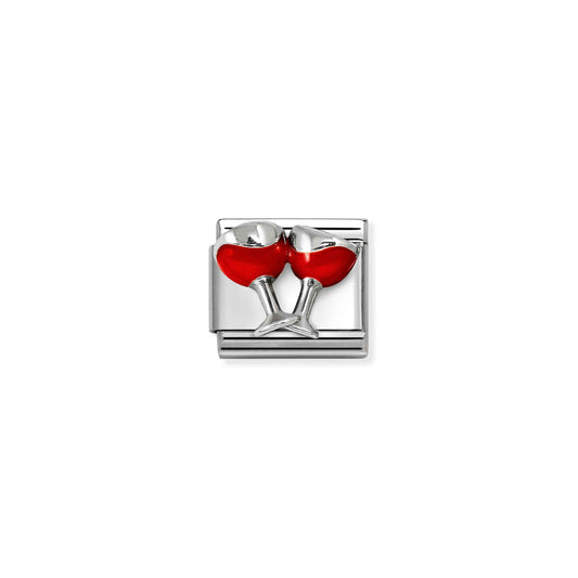 Composable Classic SYMBOLS in stainless steel enamel and 925 sterling