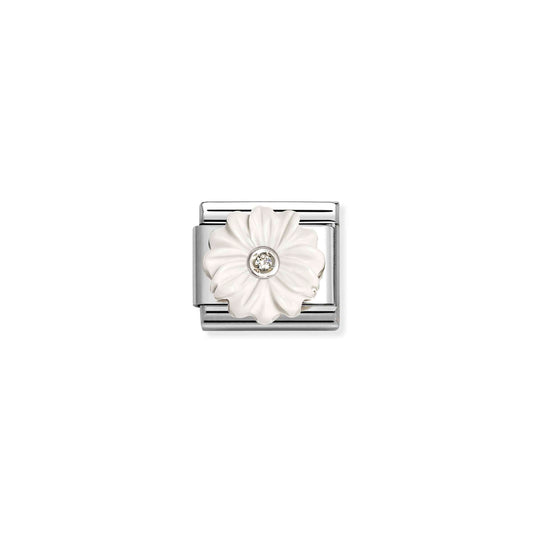 Composable Classic STONE SYMBOLS in stainless steel Cubic Zirconia
