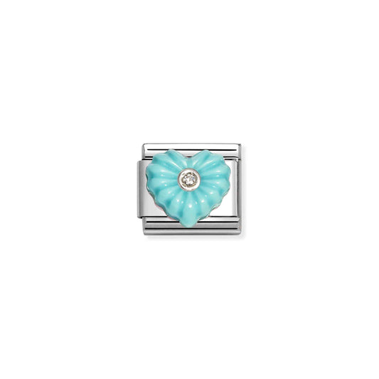 Composable Classic STONE SYMBOLS in stainless steel Cubic Zirconia
