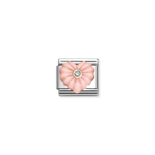 Composable Classic STONE SYMBOLS in stainless steel Cubic Zirconia