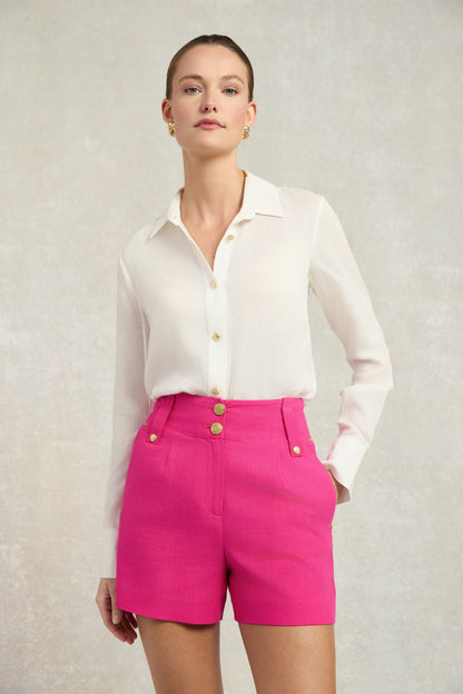 Tailored Short Linen