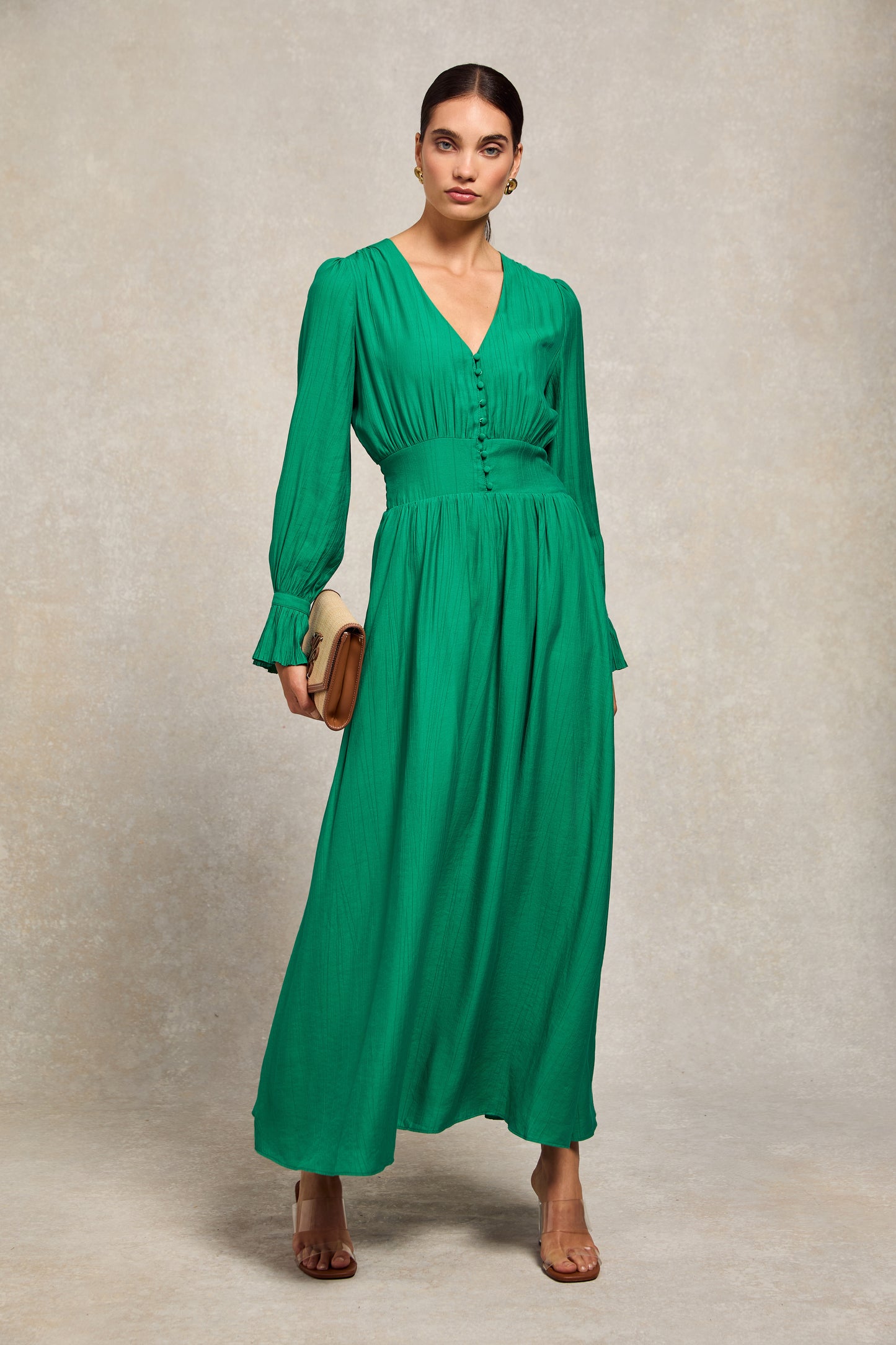 Phoebe V-Neck Maxi Dress