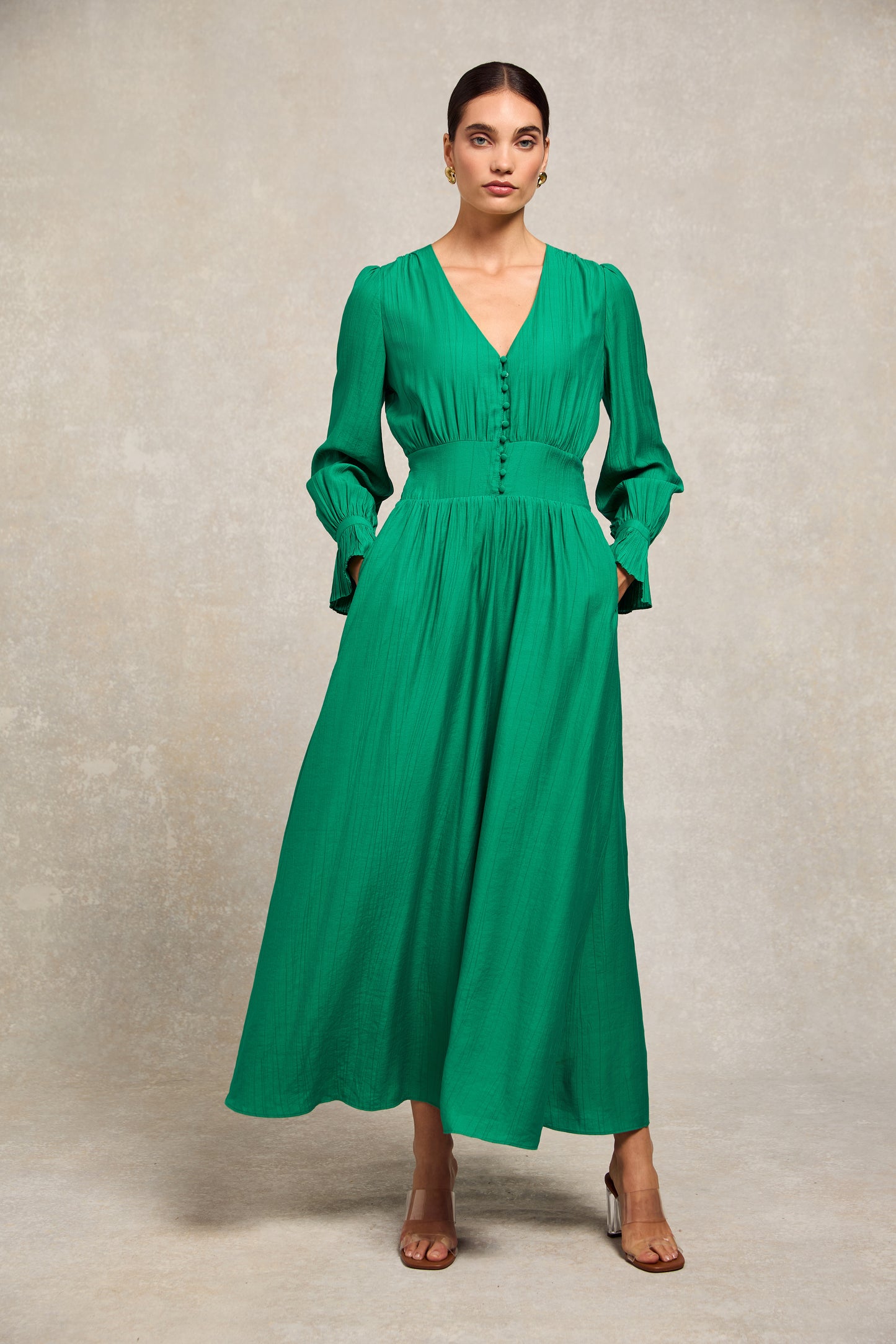 Phoebe V-Neck Maxi Dress