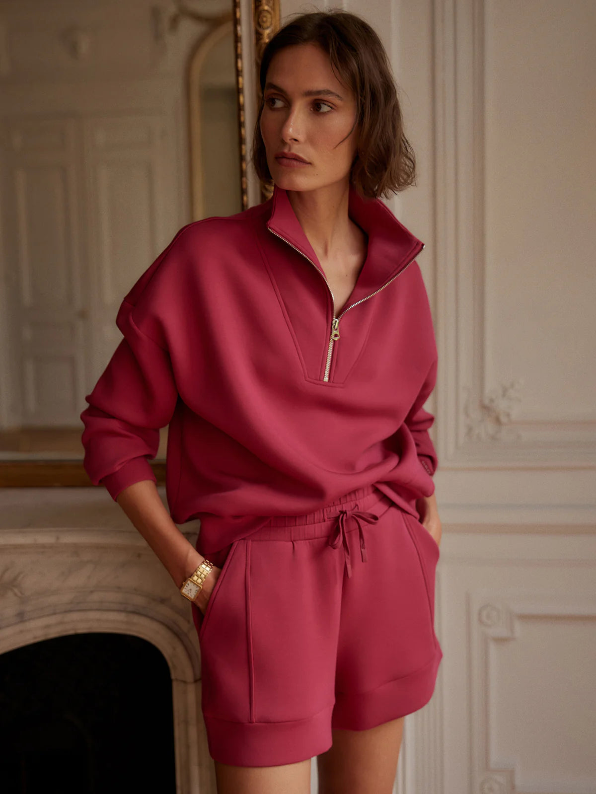 Hawley Half Zip Sweat