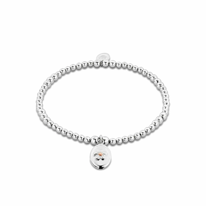 Nature's Wonder Sterling Silver Forget-Me-Not Affinity Bracelet