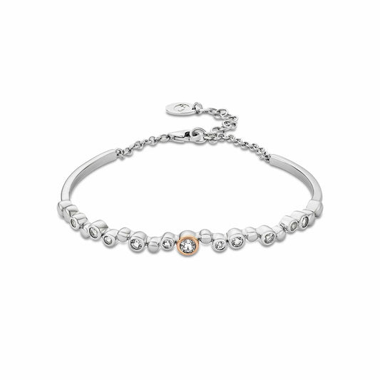 Celebration Sterling Silver Banglet with Topaz