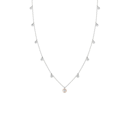 Celebration Sterling Silver Necklace with Topaz
