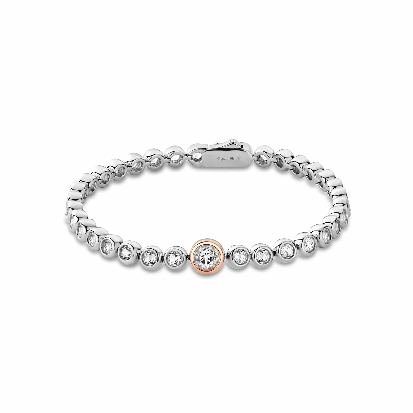 Clogau Celebration Sterling Silver Tennis Bracelet with Topaz