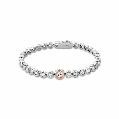 Clogau Celebration Sterling Silver Tennis Bracelet with Topaz