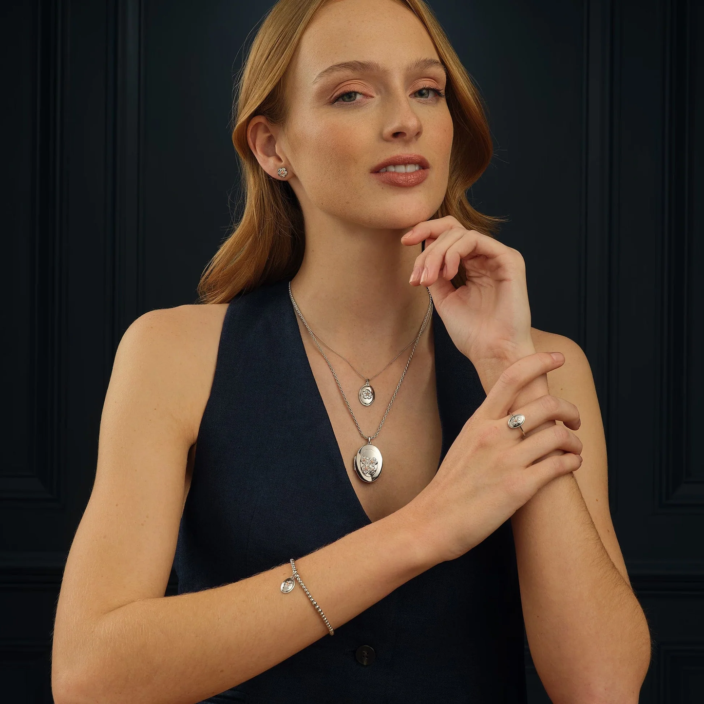 Nature's Wonder Sterling Silver Forget-Me-Not Pendant
