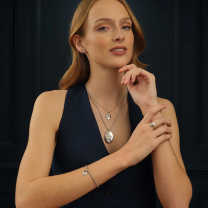 Nature's Wonder Sterling Silver Forget-Me-Not Pendant