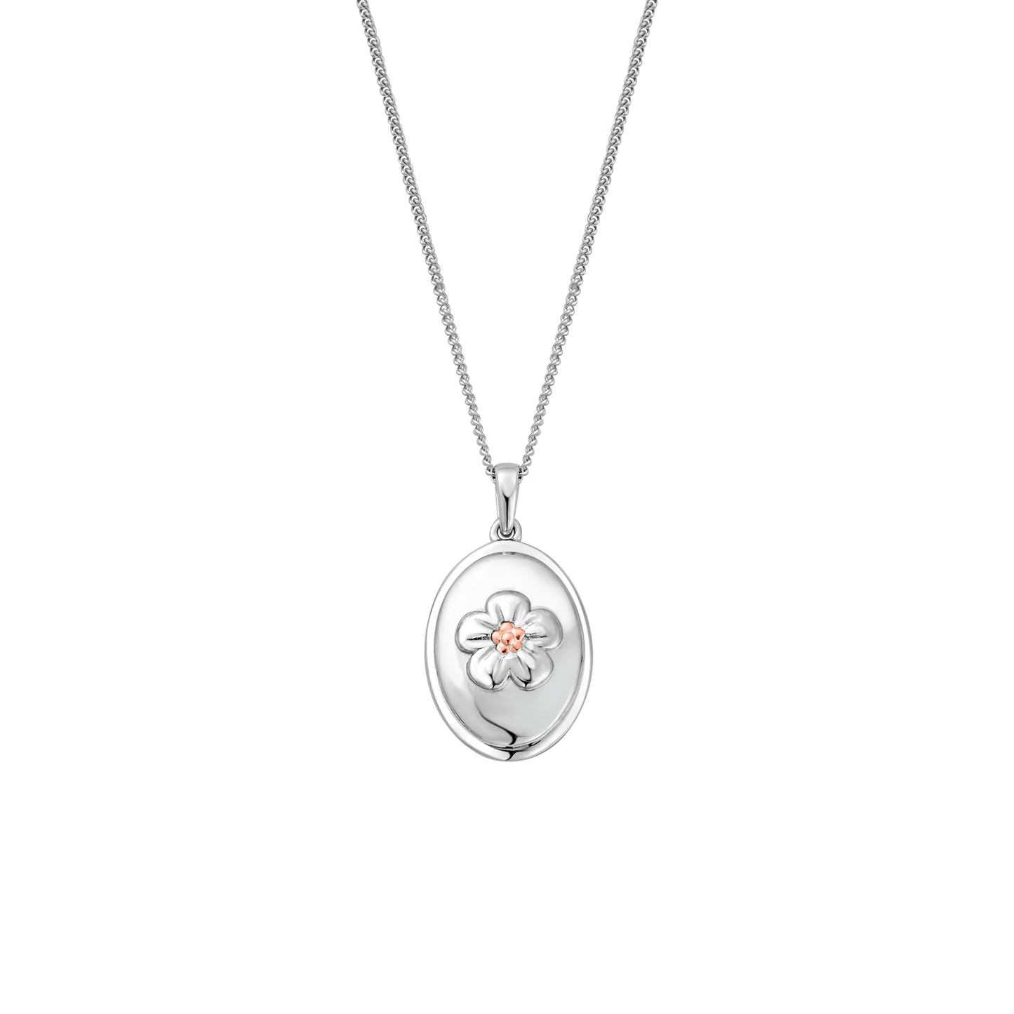 Nature's Wonder Sterling Silver Forget-Me-Not Pendant