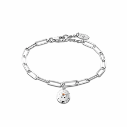 Forget Me Not Silver Bracelet