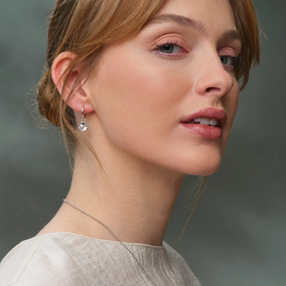 Nos Da Silver Drop Earrings