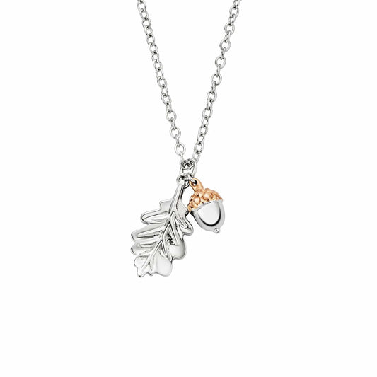 Royal Clogau Oak Leaf Sterling Silver Pendant