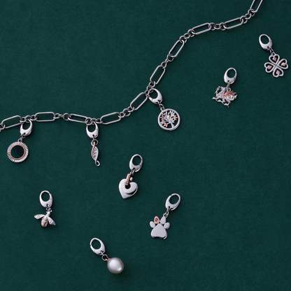 Insignia Sterling Silver Charm Choker