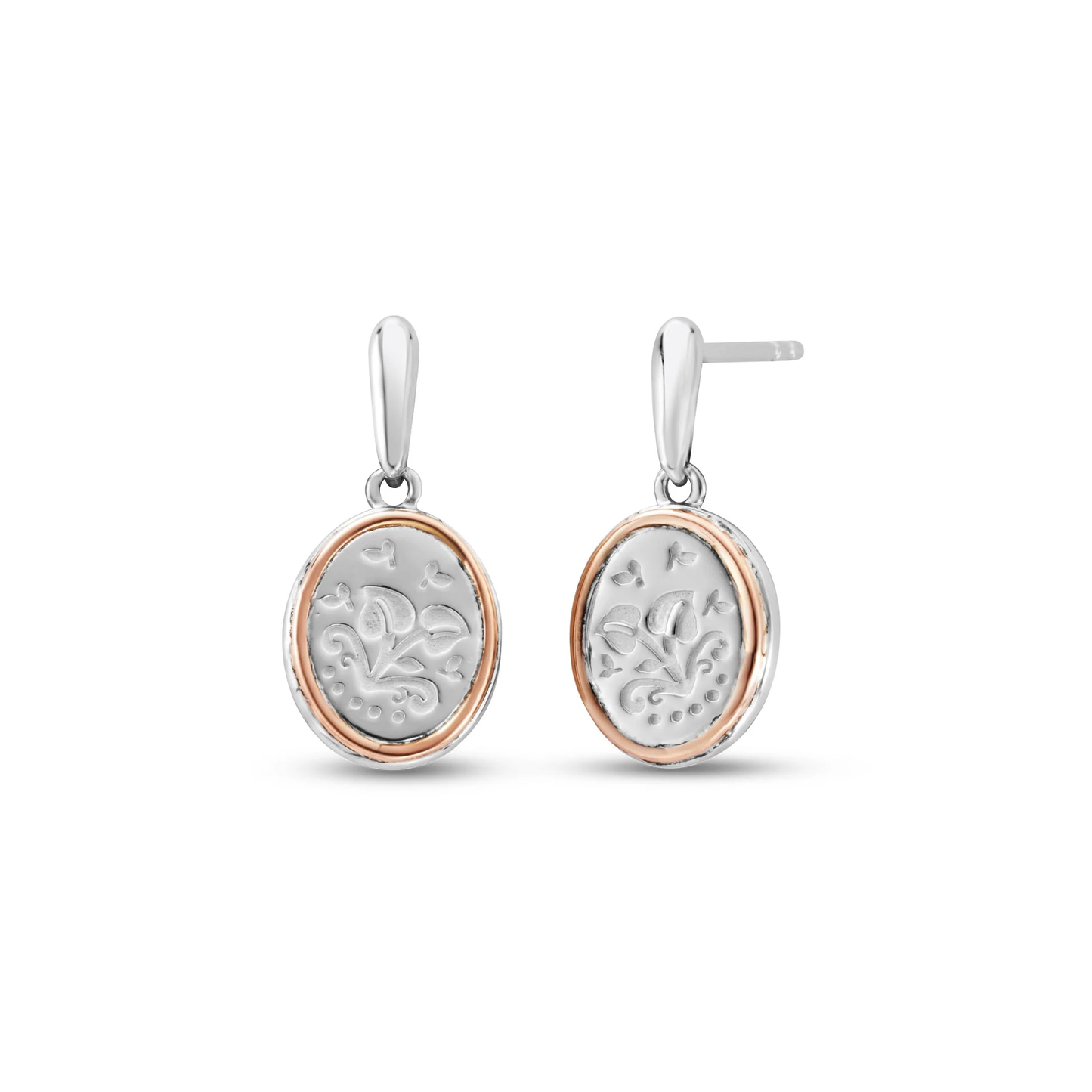 Tree of Life Sterling Silver Filigree Drop Earrings