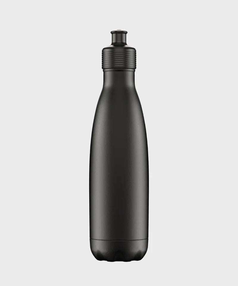 Original Bottle Sports Sports Monochrome Black 500ml Plain