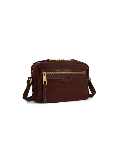 Fulham Cross Body Bag Suede - Port