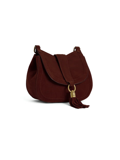 Langham Messenger Bag Suede - Port