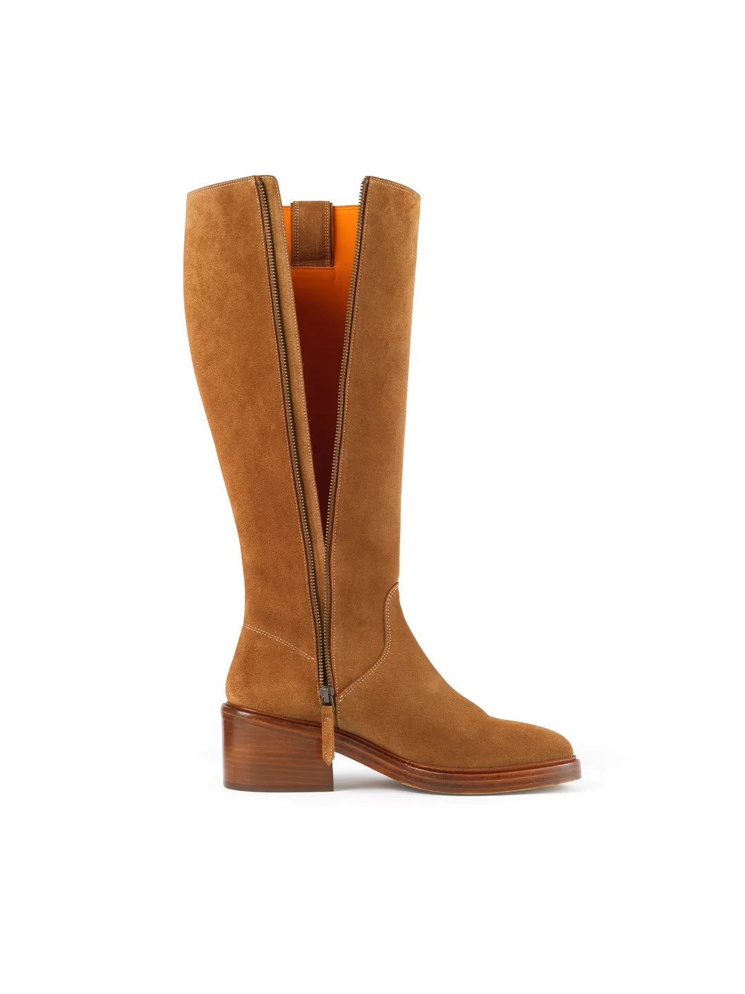 Oulton Suede Heeled Knee-high Boots